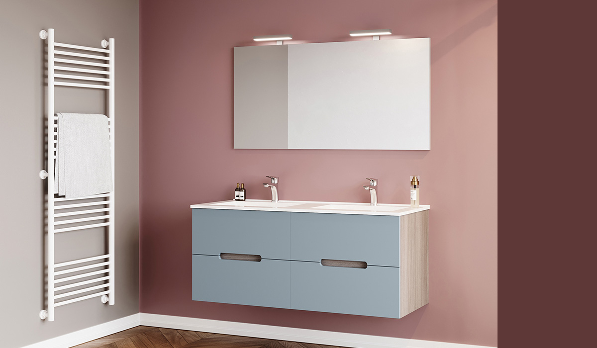 Mobile bagno 96x65x16, con specchio, presa e luci - Arredamento e  Casalinghi In vendita a Torino